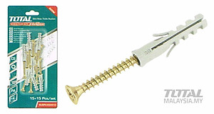 BỘ 10-15 TẮC KÊ VÍT ST4.0X40MM-ST5.0X50MM TOTAL WJSPK4504512, WJSPK5005512 - HÀNG CHÍNH HÃNG