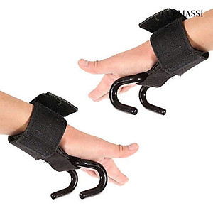 ( 1 ĐÔI )Quấn Cổ Tay Tập Xà Đơn Có Móc sắt sơn tỉnh điện,Hỗ trợ Tập Xà đơn Tập Tạ TP 8474