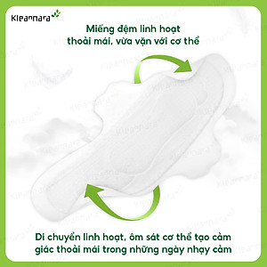BĂNG VỆ SINH KLEANNARA ZERO OVERNIGHT BAN ĐÊM (33CM) - 12 MIẾNG