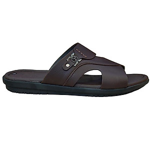 Dép Nam Quai Ngang HA NAM Da Bò Thật Cao Cấp DN2074