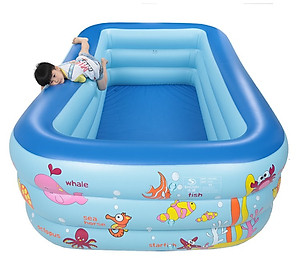 Bể Bơi Chữ Nhật 3 Tầng 180cmx130cmx60cm