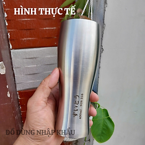Ly giữ nhiệt ly bia dáng cao 450ml Inox 316 hàng nhập bãi chưa qua sư dụng