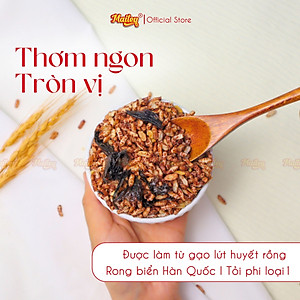 [COMBO 2 TÚI 150G] Gạo lứt giảm cân ăn liền Mailey - gạo lứt sấy rong biển/cháy tỏi ăn kiêng healthy