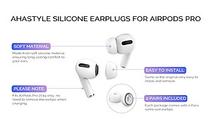Nút Tai Nghe Thay Thế Cho AirPods Pro 1 & 2 (Bộ 2 Cặp) - Hàng Chính Hãng