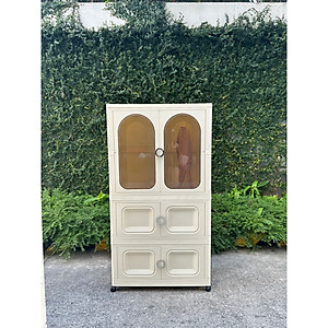 Tủ Quần Áo Gấp Gọn Nubie Có Ngăn Treo Trẻ Em, Đựng Đồ Đa Năng Thông Minh, Tháo Lắp Dễ Dàng, Nhựa PP