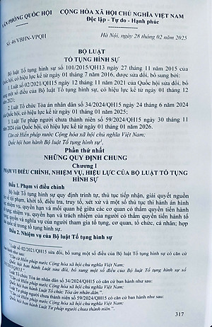 Bộ Luật Hình sự  - Bộ Luật Tố Tụng Hình Sự ( Sửa đổi, bổ sung năm 2025 )
