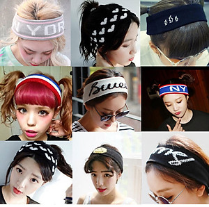 Băng đô nam nữ bản to thời trang Kpop, TBS thấm hút mồ hôi, băng đô thể thao mẫu mới TB09