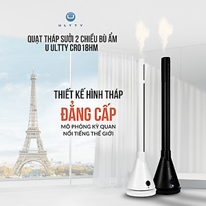 Quạt Làm Mát Và Sưởi Ấm ULTTY SKJ-CR018H, Chất Liệu Sưởi Gốm Ceramic Không Đốt Cháy Oxy, Không Khô Da, Tự Động Tắt Khi Quá Nhiệt - Màu Trắng - Hàng Chính Hãng