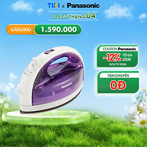 Bàn Ủi Hơi Nước Không Dây Panasonic NI-WL30VRA - Mặt Đế Silver Titan - Công Suất 1550W - Hàng Chính Hãng