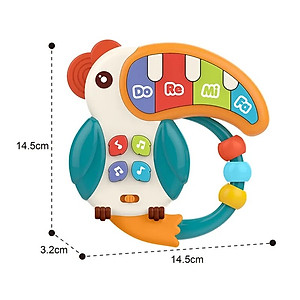 Đồ Chơi Âm Nhạc: Đàn Hình Con Vẹt Cho Bé - HUANGER HE0532
