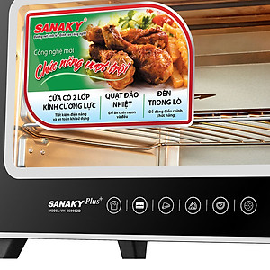 Lò Nướng Sanaky VH-3599S2D (35 Lít) - Hàng chính hãng