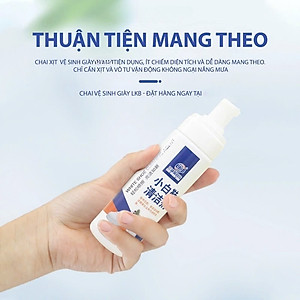 Chai xịt tạo bọt tuyết vệ sinh giày cao cấp, chai tẩy rửa giày không dùng nước 1 CHAI 200ml