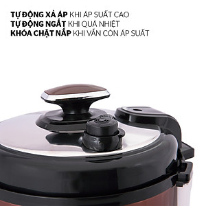 Nồi Áp Suất Điện Đa Năng Sunhouse SHD1562 (6L) - Cafe - Hàng chính hãng