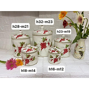 Hũ muối dưa cà sứ Bát Tràng 1/1.5/4/5/8 lít (hoạ tiết mới)