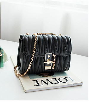 Túi đeo vai nữ thời trang cao cấp khóa cài phong cách Âu Mỹ siêu cấp Vip Pro 2021 VTX025