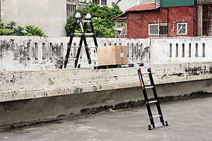 Thang Nhôm Đa Năng 4 Đoạn 16 Bậc Advindeq ADM104 