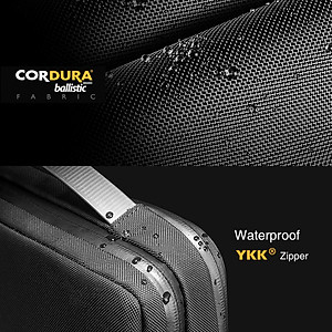 TÚI ĐEO CHÉO TOMTOC H14 (USA) URBAN CODURA SHOULDER BAGS FOR MACBOOK, LAPTOP, TABLET... 15.4″ BLACK - HÀNG CHÍNH HÃNG