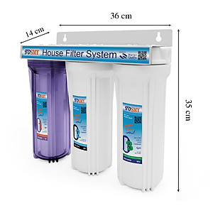 Bộ Lọc Nước Sinh Hoạt 3 Cấp SMY-1T2TR