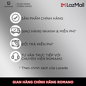 Dầu gội cao cấp Romano Vip Vision sang trọng cuốn hút mạnh mẽ bí ẩn 650g