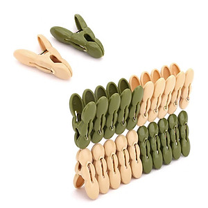 Vỉ 20 Kẹp Quần Áo Nhựa Việt Nhật 2835 Kẹp Củ Lạc Phơi Đồ Tiện Ích - Hàng Việt Nam