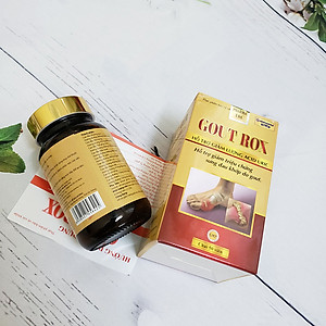 Viên uống Gout Rox Hỗ trợ giảm triệu chứng sưng đau khớp do gút
