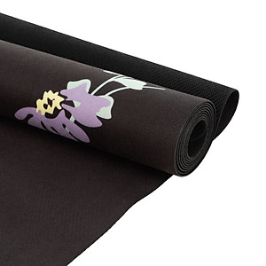 Thảm tập yoga du lịch cao cấp chính hãng Yvonne dày 1,5mm gấp gọn, bề mặt nhám, siêu bám, ưa mồ hôi, dễ vệ sinh, chất liệu cao su tự nhiên, kích thước 183cm x 66cm, nặng 1,2kg, foldable travel yoga mat with best grip,  anti-slipping surface