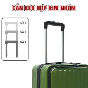 TẶNG TÚI ĐỰNG GIÀY + THẺ TAG - Vali cao cấp TRIP LUX89 size 20inch có ngăn đựng Laptop - Hàng chính hãng