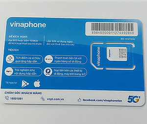 Sim 4G Vinaphone Vina 5GB/Tháng Trọn Gói 1 Năm Miễn Phí-Gói D500 - Hàng Chính Hãng - Mẫu ngẫu nhiên