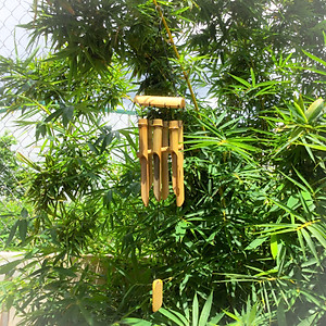 Chuông Gió Phong Thủy Bằng Trúc - Âm Thanh Thư Giãn - Sản Phẩm Thủ Công Thân Thiện Môi Trường