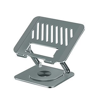 Giá đỡ máy tính bảng và điện thoại hợp kim nhôm để bàn xoay 360 A181 - Hàng chính hãng