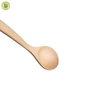 Muỗng Múc Canh Rau Cán Dài Mui Tròn - Vá Canh Gỗ 07  (25 x 7 cm) - Đồ Gỗ Nhà Bếp Thương Hiệu Trường Sơn