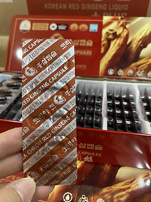 Viên Nang Hồng sâm Hàn Quốc