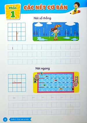 Sách Hành Trang Giúp Con Tự Tin Vào Lớp 1 - Quyển 1: Cùng Con Tập Viết