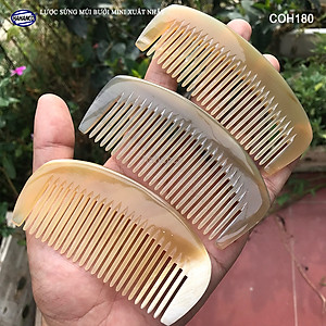 Lược sừng múi bưởi mini xuất Nhật (Size: XS - 9cm) COH180 - Chăm sóc tóc