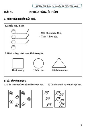 Sách Để Học Giỏi Toán 1 (Phiên Bản Mới Nhất)