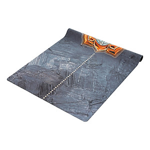 Thảm tập yoga du lịch chính hãng Yvonne, Madala Vintage (TẶNG KÈM 3 PHẦN QUÀ) dày 1,5mm gấp gọn, bề mặt nhám, siêu bám, ưa mồ hôi, dễ vệ sinh, chất liệu cao su tự nhiên, kích thước 183cm x 66cm, nặng 1,2kg
