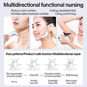 Máy nâng cơ mặt, Giảm nhăn, Tăng sinh collagen, Công nghệ Nhật Bản 2021 Cổ thiên nga