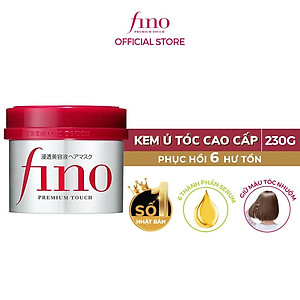Kem ủ tóc cải thiện tóc hư tổn Fino Premium Touch 230 g