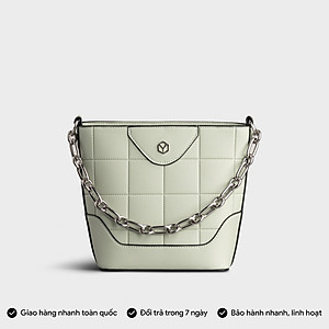 Túi Yuumy ( Thời trang nữ họa tiết hình vuông - Túi đeo chéo da Seasand YN193 )