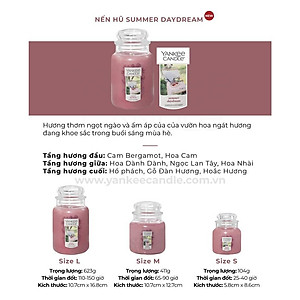 Nến hũ Yankee Candle size L - Summer Daydream