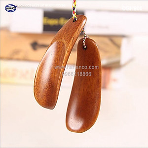 Đón giày Gỗ Hương/Gõ đỏ vân gỗ đẹp, có thể bỏ túi tiện dụng (DGH905) hàng xuất khẩu, kiểu dáng nhỏ gọn - HAHANCO