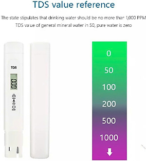 Bút thử nước TDS, dụng cụ đo TDS, máy đo độ cứng của nước - Hàng chính hãng