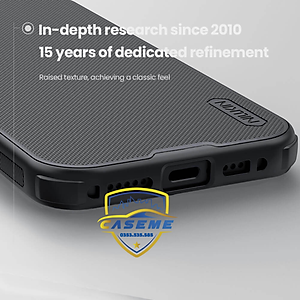 Ốp lưng dành cho iPhone 17 Nillkin Super Frosted Shield Pro Matte dạng sần - Hàng chính hãng