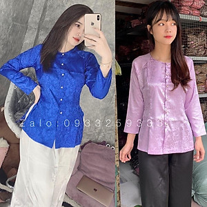 Đồ Lam Đi Chùa # Bà Ba Gấm Cao Cấp# Quần Áo Nữ #Đồ Bộ # Vải Mát