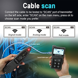 Máy Test Và Dò Cáp Mạng POE Noyafa NF-8209 - Hàng Nhập Khẩu