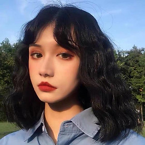  Tóc giả nữ xù dợn cao cấp - tặng lưới chùm