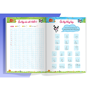Sách Phiếu Luyện Viết Cùng Gấu Kiki 2. Luyện Viết Bảng Chữ Cái