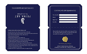 Tranh Vàng 24K PRIMA ART - Khỉ Vui Vẻ - Kích thước 18 x 20 cm - CGS-0411-14