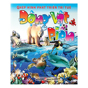 Sách Ghép Hình Phát Triển Trí Tuệ - Động Vật Biển(Tái Bản)