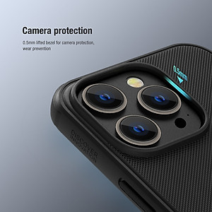 Ốp lưng cho iPhone 13 pro / 13 Pro Max / 14 Pro / 14 Pro Max hiệu Nillkin Frosted Shield Pro chống sống chống vân tay - Hàng nhập khẩu